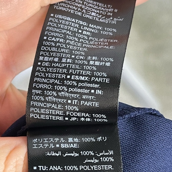 TRUTH & FABLE Women's XS Blue Chiffon Keyhole Neckline Dress Half Sleeve Lined - Picture 13 of 14